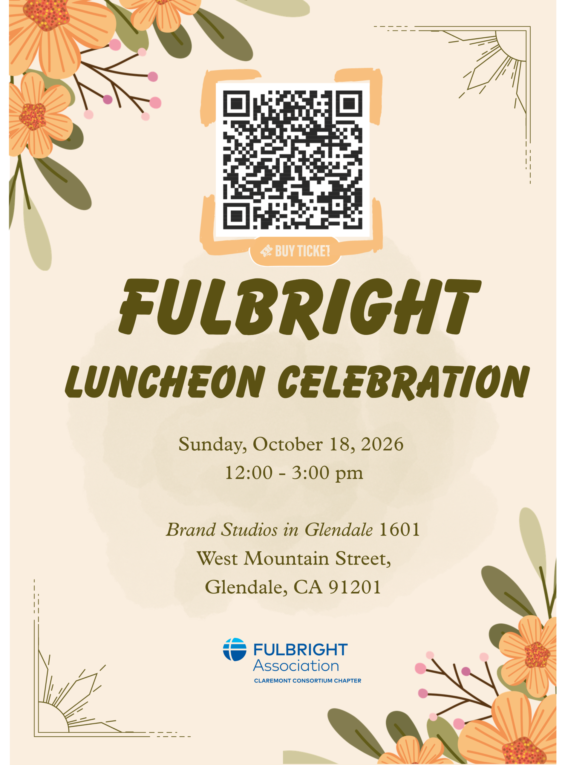 Fulbright Luncheon Flyer