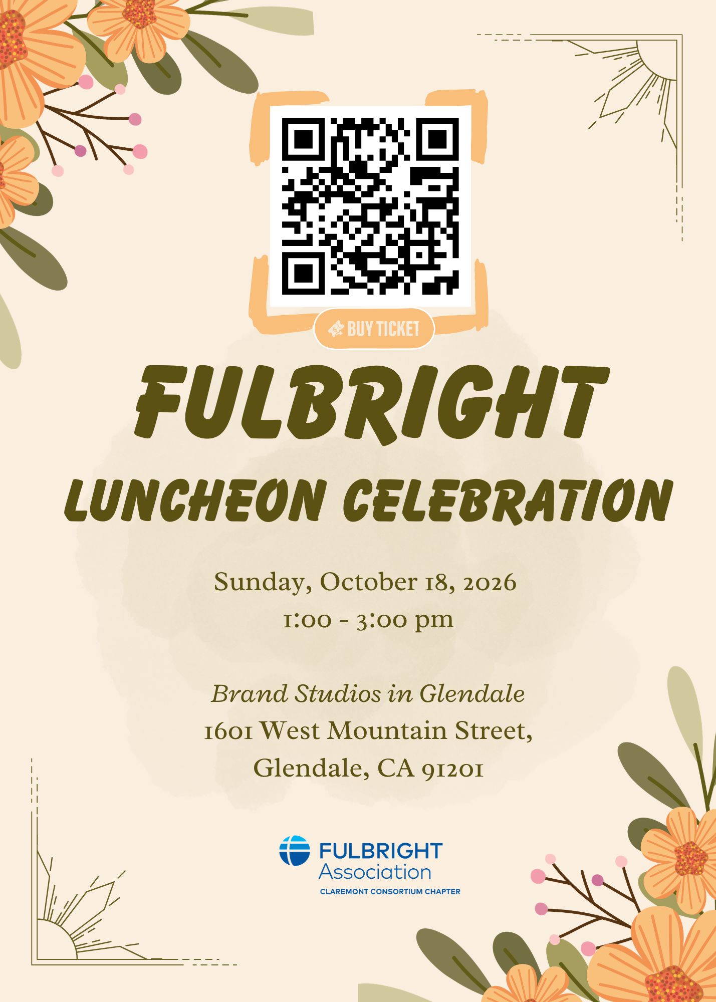 Fulbright Luncheon Flyer